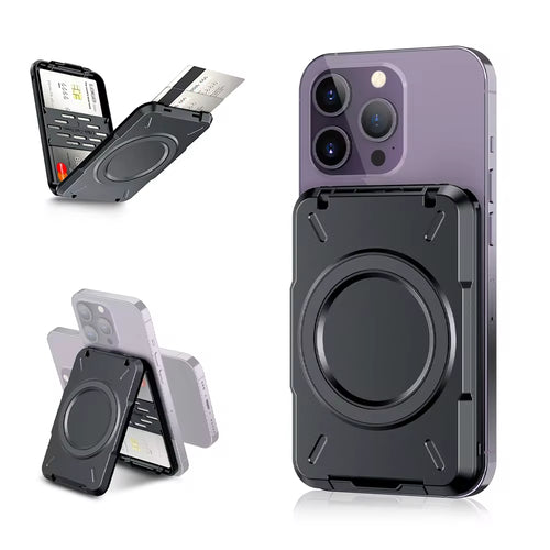 Magnetic Wallet &Card Holder with RFID Blocking Function for Iphone 17 16 15 14 Pro/ Pro Max/13 Pro Max/13 12 Pro Magsafe Wallet